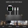 DrPhone® LC- 3-in-1 Apple Watch Lader – Geschikt voor Apple Watch 2/3/4 + Dubbele USB Lightning Kabel iPhone / iPad – Wit