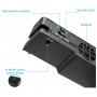 DrPhone - NinjaSX - PS4 Pro koel Ventilator - Intelligente Ventilatie Temperatuur Regeling – Langere levensduur PS4 Pro - Zwart