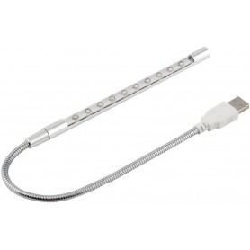 DrPhone UH1 - Ultra Helder USB LED – USB Licht – Geschikt voor Laptop & Desktop – Zilver