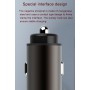 DrPhone Invincible® - 18W - Metalen Auto Lader - 2 Poorten - (USB-C Female + USB QC 3.0) Oplader - Smartphones en Tablets