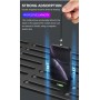 DrPhone LINI-series USB C Magnetische kabel – 2.4A - Nylon Gevlochten 540° Graden L-Vorm & Recht Roterende Combinatie - Zwart