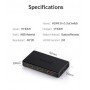 DrPhone UNN2 HDMI Switch 3 Poort - 3 x 1 HDMI 2.0 UHD4K @ 60Hz /18 Gbps - Deep Color HDR HDCP 2.2 3D 3 in 1 Uit - Auto Switch