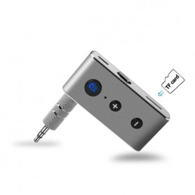 DrPhone TECH1 - Metalen Bluetooth 4.2 Audio Receiver - Ontvanger - Auto / Speakers / Audio Systeem - Smartphone/Tablet