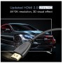 DrPhone Hi-Speed® HDMI naar HDMI kabel - 4K ULTRA HD - 5 Meter -1.4v Hoge Snelheid - Goud verguld - Zwart