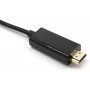 DrPhone USB 3.1 Type C naar HDMI Kabel - Adapter - Converter HD 1080P 4k2k HDTV Video Kabel - 1.8m