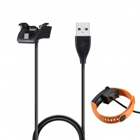 DrPhone Huawei Band 2, 3, 4 en 5 Pro Oplader - Oplaad dock inclusief kabel - Zwart