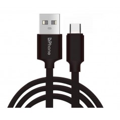 DrPhone HybridX - 1 Meter Kabel - Data + Opladen - Nintendo Switch Lite USB-C / Type-C Oplaadkabel - Zwart