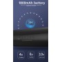 DrPhone T2 Pro® – Draagbare Bluetooth Speaker – BT 5.0 - HD Gesprekken - IP5 Waterdicht – Zaklamp – 10 uur capaciteit – Blauw