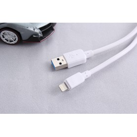 Olesit K102 Lightning USB Kabel 3 Meter Fast Charge 2.1A High Speed Laadsnoer Oplaadkabel - Magnetische Ring Data Sync &