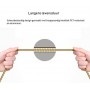 OLESiT 1 Meter Lightning Kabel Metalen Zinc Aluminium 3.0A High Speed USB Oplaadkabel UNS-K142 - 30% sneller opladen