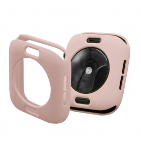  DrPhone FC2 - 40mm Case – Kras en Schokbestendig TPU Hoesje – Geschikt voor Apple Watch 40mm - Roze