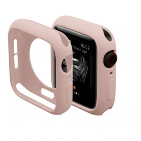  DrPhone FC2 - 40mm Case – Kras en Schokbestendig TPU Hoesje – Geschikt voor Apple Watch 40mm - Roze