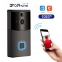 DrPhone SMARTCAM3 - Video Deurbel 1080P Draadloze Intercom TUYA / SmartLife - Camera - Smart Home Google Assistent - Zwart