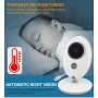 DrPhone Baby Video Monitor 2.4Ghz - 2.4 Inch Draadloos Babyfoon - 360 ° draaibaar - Intercom - Nachtzicht