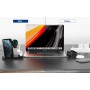 DrPhone 4 in 1 Draadloze Oplader – Fast Charge Oplaadstation voor Watch Series 4/5 AirPods Pro / 2 & Pencil – Wit
