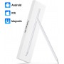 DrPhone Ultima3 Actieve Stylus Pen - Magnetisch – 1.9mm voor o.a Windows / Android en IOS - Wit