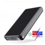 DrPhone PW3 Powerbank 30.000mAh – Snel Opladen Qualcom 3.0 - PD 3.0 USB C Power Delivery- 18W -Zwart