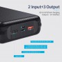 DrPhone PW3 Powerbank 30.000mAh – Snel Opladen Qualcom 3.0 - PD 3.0 USB C Power Delivery- 18W -Zwart
