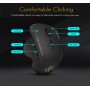 DrPhone IM Wireless USB Draadloze Ergonomische Muis - 1600 DPI Verstelbaar - Optische Computermuis 2.4 GHz - Grijs