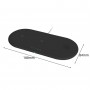 DrPhone WiCharge – 3in1 Draadloze Snellader – Geschikt voor Apple watch – Airpods – iPhone & Samsung – Zwart
