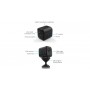 DrPhone Mini Cloud IP Draadloze Camera 1080P HD met Magnetische Houder - WiFi videocamera