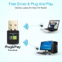 DrPhone W3 Pro - Driver Free - 600Mbps - Dual Band - USB WiFi - Plug en Play WiFi Adapter - Zonder Installatie 