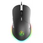 DrPhone IMX6 Hoogwaardig Professionele Gaming USB Bedrade Muis – RGB verlichting - 6400 DPI - 6 Knoppen Optische - Zwart