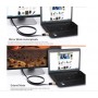 DrPhone Hi-Speed Flat Series HDMI naar HDMI Kabel HDMI 2.0 60Hz – 1.8 Meter - 18GBPS – 30AWG– Goud/Zwart