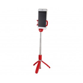 DrPhone Z2 Bluetooth draadloze Inklapbare Action Tripod Selfie Stick - Statief houder + Bluetooth remote control