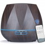 DrPhone AF2 Luchtbevochtiger – Aroma Diffuser - Essentiële Olie Diffuser Mist Maker 7 Led lichten + Afstandsbediening