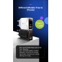 DrPhone HALO5 Qualcom 3.0 Quick Charge 18W Thuislader met PD QC3.0 Type-C Fast Charger & LED-display real-time status - Zwart