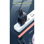 DrPhone HALO5 Qualcom 3.0 Quick Charge 18W Thuislader met PD QC3.0 Type-C Fast Charger & LED-display real-time status - Zwart