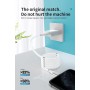 DrPhone Magic Serie USB-C 3A Kabel Type C Magnetische Punten Oprolbaar - Snel Opladen & Data Sync Cord – Wit