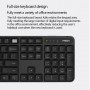 Xiaomi MIIIW Draadloze Toetsenbord- en Muisset - Windows / Mac Schakelknop - 104 toetsen - 2,4 GHz USB - IPX4 waterdicht - Zwart