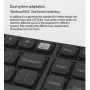 Xiaomi MIIIW Draadloze Toetsenbord- en Muisset - Windows / Mac Schakelknop - 104 toetsen - 2,4 GHz USB - IPX4 waterdicht - Wit