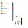 DrPhone - Actieve Stylus Pen - Voor Microsoft Surface Pro 4, 5, 6,7 - Drukgevoelige Pen - Stylus Pen Surface Book Laptop - Zwart