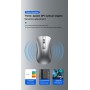 DrPhone NIYE Serie Draadloze Stille Muis 2.4Ghz – 2 in 1 – USB & Bluetooth 5.0 – DPI - Oplaadbaar – Zilver