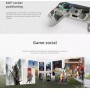 DrPhone INFIX - Wireless Controller Doubleshock 4 voor Playstation 4 / PS4 - Metal Gray