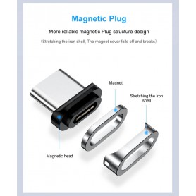 DrPhone ICON - Magnetisch Bitje (PLUG) - Losse Lightning Magnetische koppelstuk - Geschikt voor Apple iPhone en iPad
