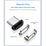 DrPhone ICON - Magnetisch Bitje (PLUG) - Losse Lightning Magnetische koppelstuk - Geschikt voor Apple iPhone en iPad