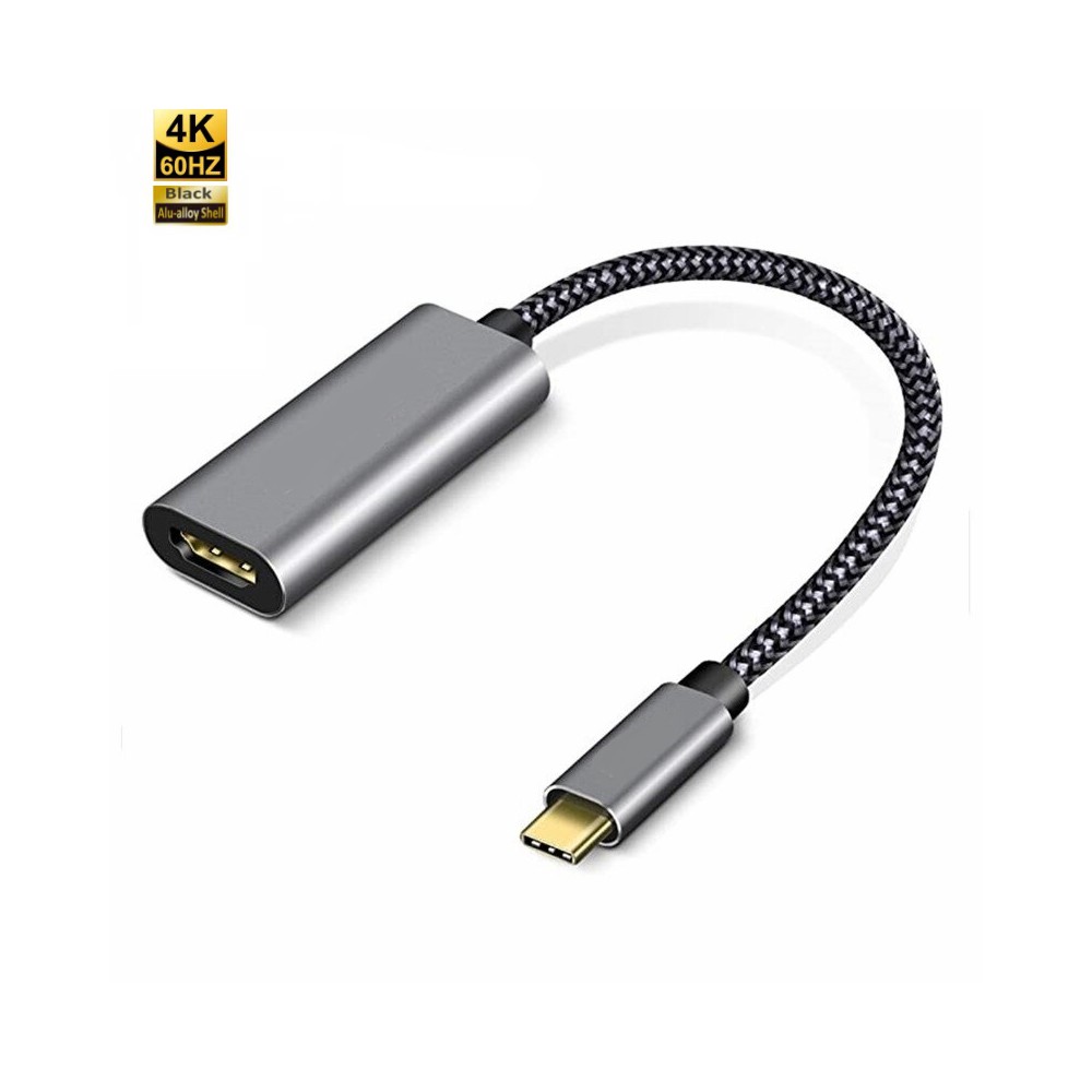 kleding scheidsrechter In DrPhone HDC1 - USB-C Naar HDMI Kabel 4K 60Hz - Type-C Adapter - Voor Macbook  / iPad / Surface -