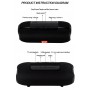 DrPhone BY1 - Draagbare Wireless 10W speaker - FM Radio - Bellen - Hi-Fi Stereo - Bluetooth 5.0 - Zwart