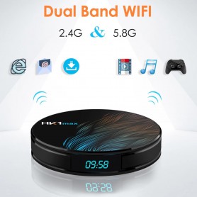 DrPhone De09 – TvBox - Mini Smart Tv Box – RAM: 2G – ROM: 16G - 2.4G/5G Wifi - Voice Control – 4K UHD 3840 x 2160