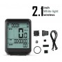 DrPhone FCS2 Draadloze Fietscomputer – Snelheidsmeter – Kilometerstand/Teller –Stopwatch – ODO en meer - Zwart