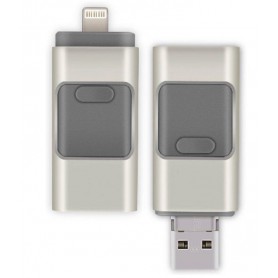 DrPhone Flashdrive 32 GB USB Stick iPhone / iPad / Samsung USB Stick - Micro USB Naar USB Type A - Geheugenstick Data