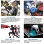 DrPhone DASH2 - DashCam Video CarDVR – Nachtzicht - 3 Lens HD Camera & Video – 5MP – 4inch HD Display – Achteraanzicht