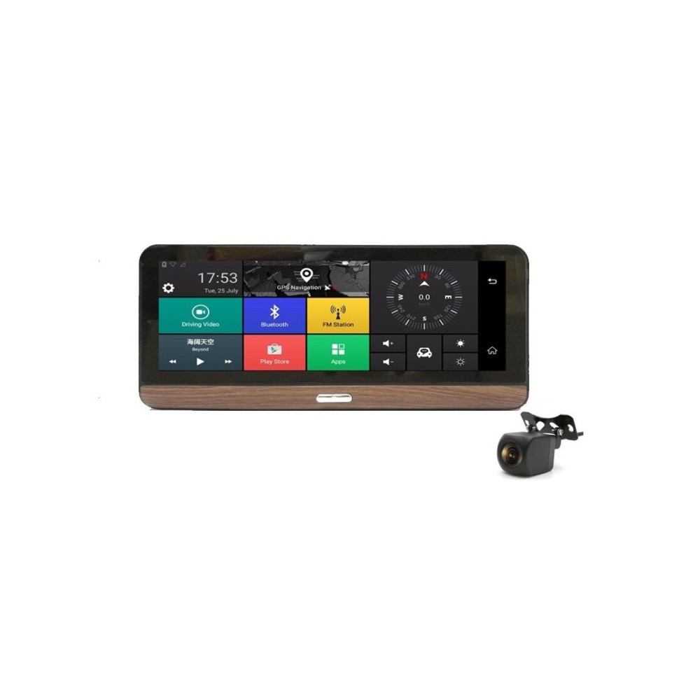 DrPhone VX Android Camera Systeem – Dashcam WiFi 4G - 1080P HD - Dashcam – Luxe Navigatie - GPS - Bruin