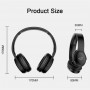 DrPhone H1 Pro - Bluetooth Hoofdtelefoon Hifi Stereo Draadloze Koptelefoon Gaming Headsets Over - Blauw
