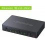 DrPhone DAAC1 Digitaal naar Analoog Audioconverter met IR-afstandsbediening - 192 kHz –DAC converter – 24Bit & Geluidsversterker