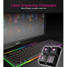 ElementKey AK600 -  Gaming Keyboard -  3 kleuren -LED's – Mechanisch – Waterproof - PC